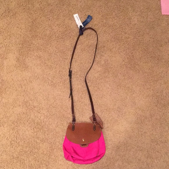 Pink Mini Pocket Crossbody - Picture 1 of 3